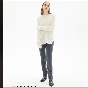 HELMUT LANG Brushed Alpaca Openarm Crewneck